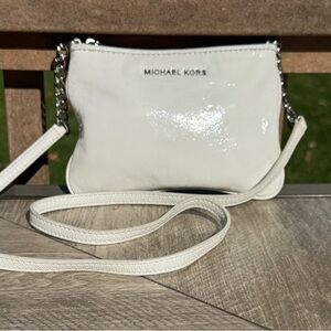 Michael Kors White Crossbody Bag